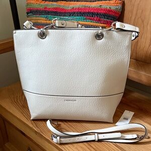 Calvin Klein Cream Tote Bag
